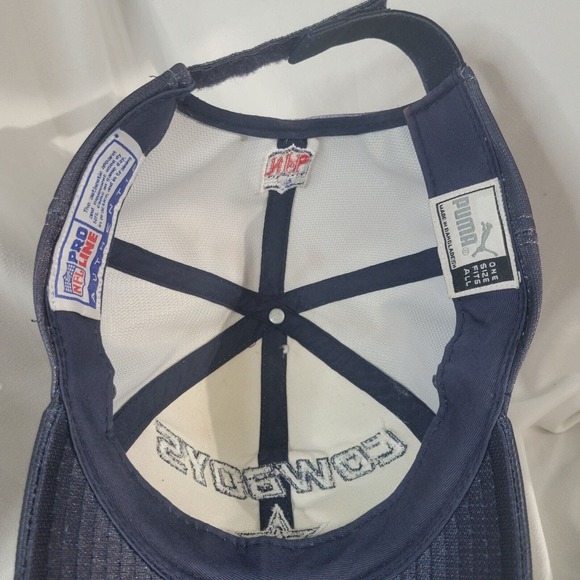 Dallas Cowboys NFL Baseball Adjustable Hat Puma NFL Pro Line Hook And Loop - Picture 7 of 11